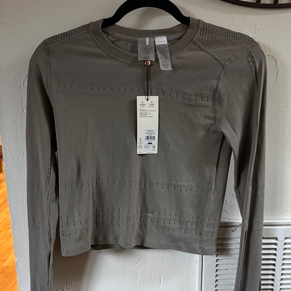 Calia Tops - NWT Calia Pointelle seamless long sleeve focus top brand new with tags